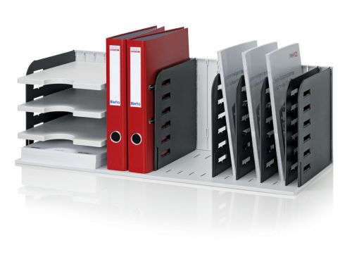 Styrorac Base Unit 8 BK Dividers 3 GY Trays GY Base