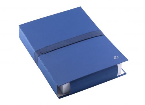 Jalema Buckle Folder with 2 Flaps and Velcro Strap Blue
