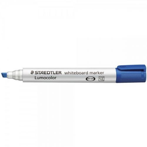 Staedtler Whiteboard Marker Blue Chisel PK10