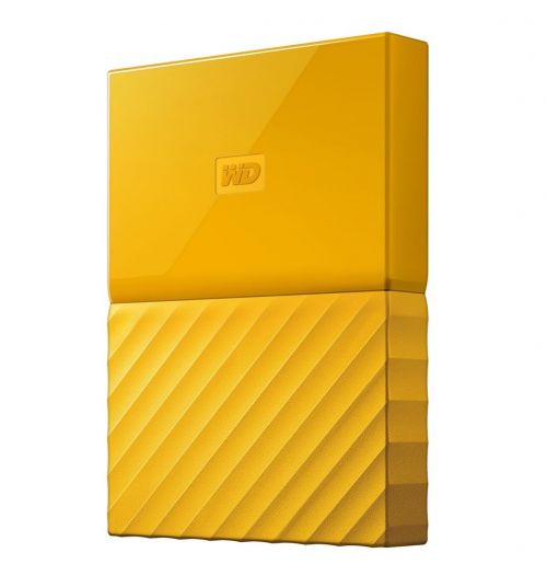 WD My Passport 2TB Portable Yellow Drive