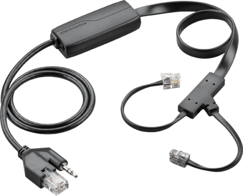 HP Poly APC-43 Electronic Hook Switch Adapter Cable for Desk Phones 8PO85Q55AA Buy online at Office 5Star or contact us Tel 01594 810081 for assistance