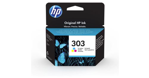 OEM HP 303 Tri-Colour Original Ink Cartridge T6N01AE
