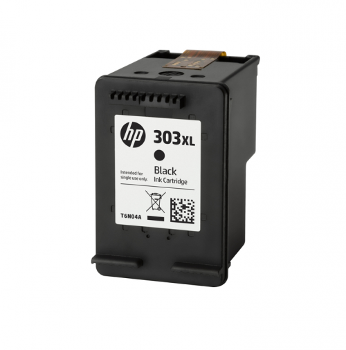 HP 303XL Black Ink Cartridge Page Life 600pp T6N04AE