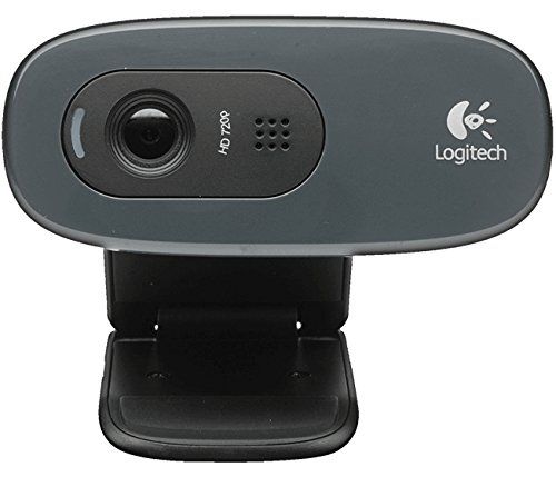 Logitech C270 HD 3MP 1280 x 720 Pixels Resolution USB 2.0 Black Webcam