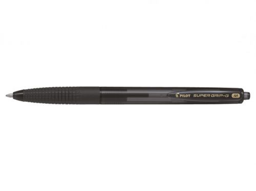 Pilot Supergrip Retractable Ballpen 1.0mm Black PK30