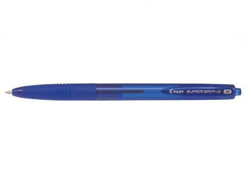 Pilot Supergrip Retractable Ballpen 1.0mm Blue PK30