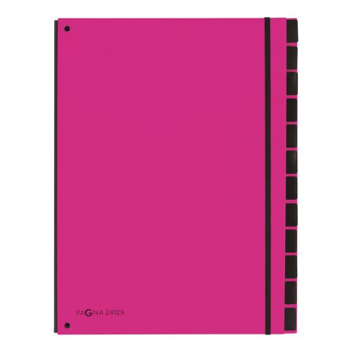 Pagna Master Organiser A4 7-Part Files Pink 2407934 [Pack 10]