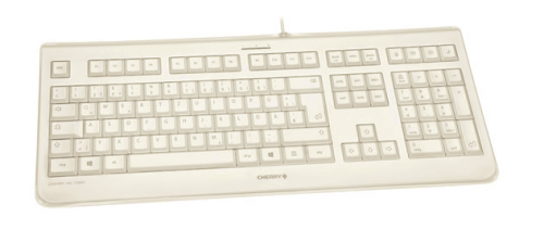 Cherry KC 1068 Heat-sealed Keyboard Ultra Flat USB Connection Grey Ref KC 1068