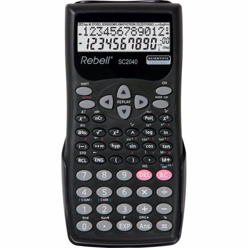 Rebell RE-SC2040 BX 12 Digit Scientific Calculator Black RE-SC2040 BX