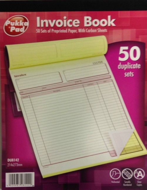 Duplicate Inv Book 214x273mm PK5