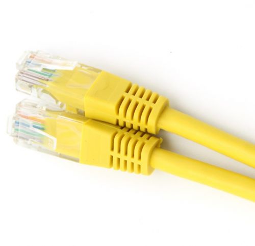 EXC Patch Cord RJ45 Cat.5E Yellow 5 Metre Cable