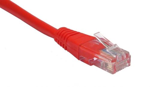 EXC Patch Cord RJ45 Cat.5E UUTP Red 20 Metre Cable
