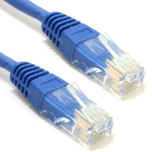 EXC Patch Cord RJ45 Cat.6 2 Metre Blue Snagless Cable