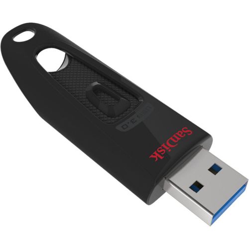 SanDisk Ultra 64 GB USB Type-A 3.2 Gen 1 (3.1 Gen 1) 100 MB/s Capless Red SDCZ48-064G-U46R