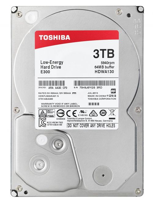 Toshiba E300 3.5 Inch 3TB