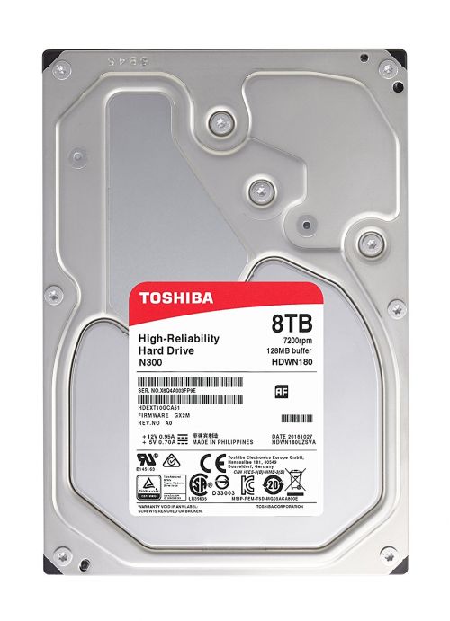 Toshiba HDD Int 8TB N300 SATA