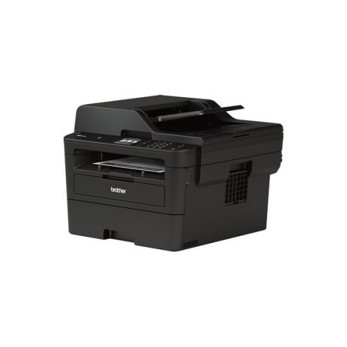 8BRMFCL2750DWZU1 | The Brother MFC-L2730DW Mono 4-in-1 printer is a quiet, compact mono multifunctional laser printer designed for a busy home or small office environment to provide crisp, high quality text quickly. Designed to be quickly set-up and fully operational within minutes, the printer is made from robust and hardwearing materials for a long lasting lifespan. Capable of full duplex printing from a 250 capacity tray or a manual feed slot that can handle a wide variety of paper types. The scanning function is both mono and colour capable with additional 50 sheet Automatic Document Feeding ability. An address book is available that can store up to 200 entries for either emails or fax numbers with a combination of up to 20 groups stored for broadcasting.