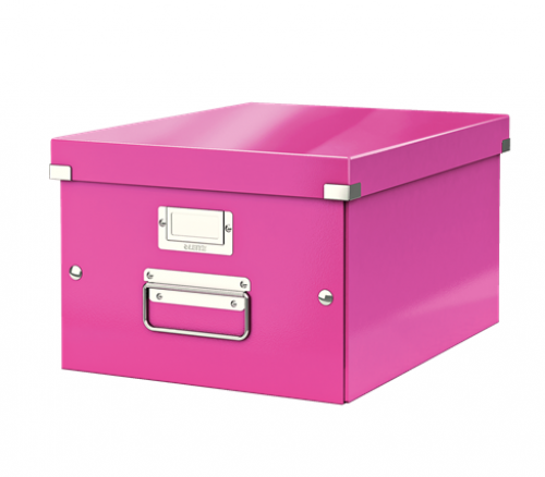 Leitz Click & Store A4 Medium Box Pink 3for2