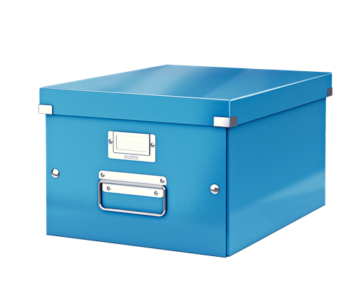 Leitz Click & Store A4 Medium Box Blue 3for2