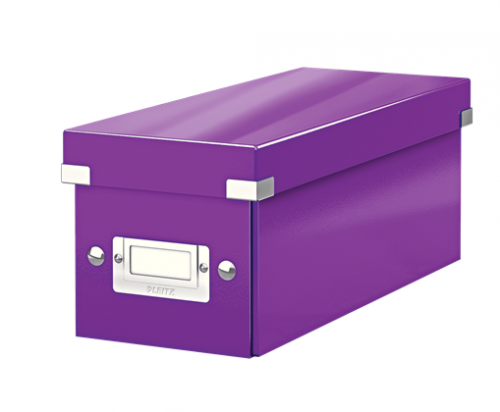 Leitz Click & Store CD Box Purple 3for2