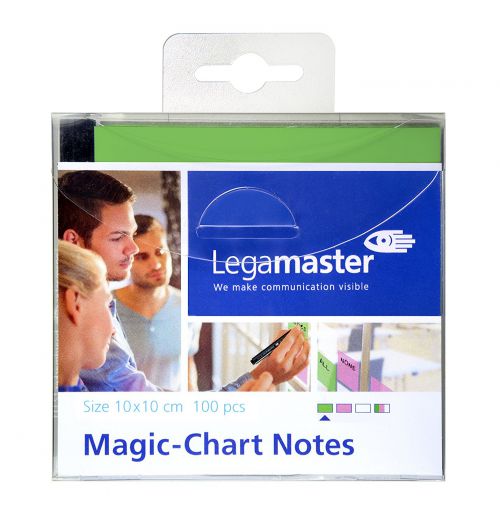 Legamaster Magic-Chart Notes green 10x10CM PK100