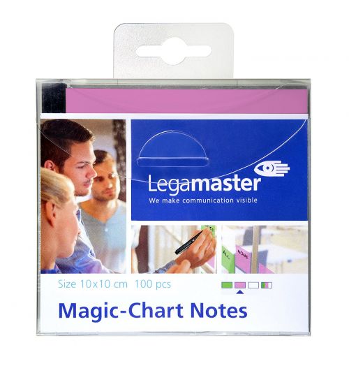 Legamaster Magic-Chart Notes pink 10x10CM PK100