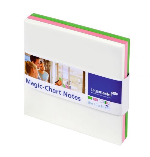 Legamaster Magic-Chart Notes Assorted 10x10cm PK250