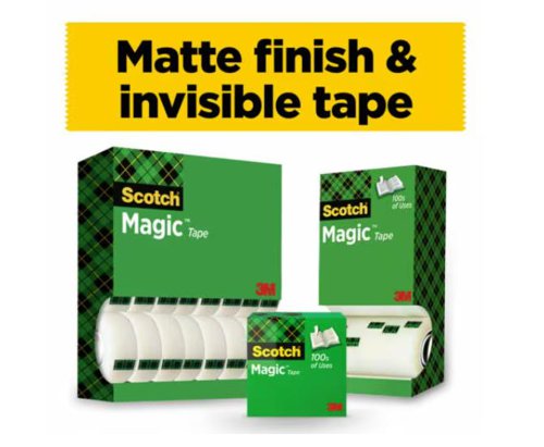 Scotch Magic Tape 810 Tower Pack 19mm x 33m (24 Pack) XA004815701