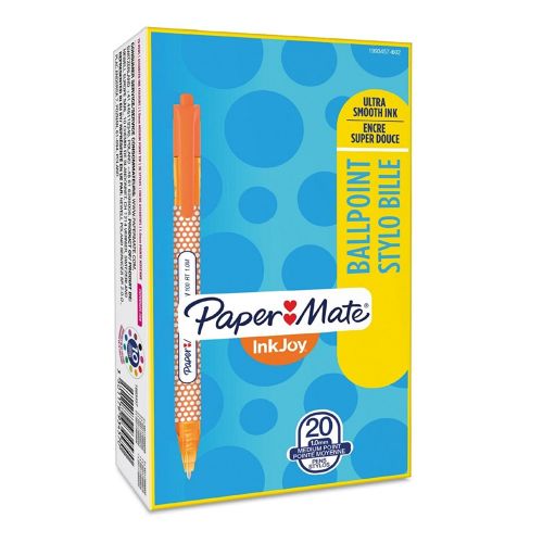 Paper Mate Inkjoy 100 Wrap Retractable Assorted PK20