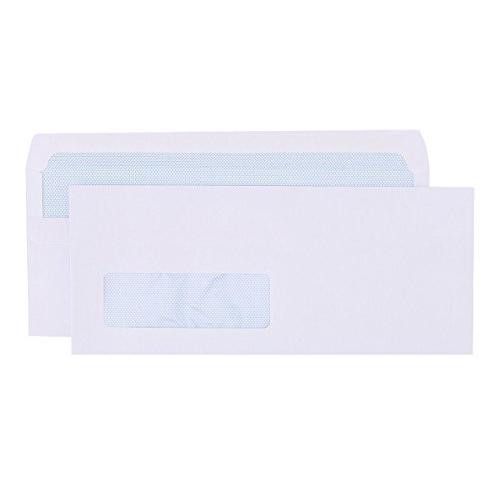Blue Label Wallet Envelope DL Self Seal Window PK1000