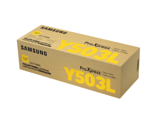 Samsung CLTY503L Yellow Toner Cartridge 5K pages - SU491A Toner HPSASU491A