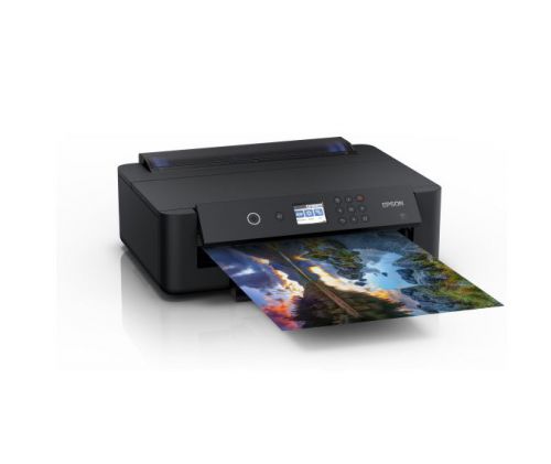 8EPC11CG43401 | Produce high-quality, glossy photos from Epson's smallest A3+ photo printer with Claria Photo HD Inks.Create professional-looking photos up to A3+ at home with this compact and stylish photo printer. Enjoy natural and vibrant prints with greater detail thanks to the six colour Claria Photo HD Inks with red and grey. The XP-15000 also offers a suite of mobile printing apps and a large LCD screen.