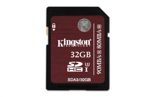 Kingston 32GB Sdhc Uhsi Speed Class 3 90Mbs