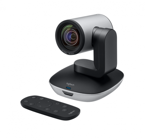 8LO960001186 | Logitech® PTZ Pro 2 camera delivers premium optics and life-like video calls to create the experience of sitting together in the same room, even if you are a thousand miles away. It sets a new standard for high-quality, professional video with brilliantly sharp image resolution, outstanding colour reproduction, and exceptional 10x HD zoom. Performance enhancements in the PTZ Pro 2 camera include smoother pan and tilt motion and more consistent focus during zoom. The camera features lenses designed and manufactured by Logitech and engineered to provide unparalleled sharpness, colour rendition, and speed in a variety of lighting conditions.PTZ Pro 2 is the smart choice for large conference rooms, auditoriums, classrooms, healthcare settings, and other professional environments where clear, high resolution video is a must.