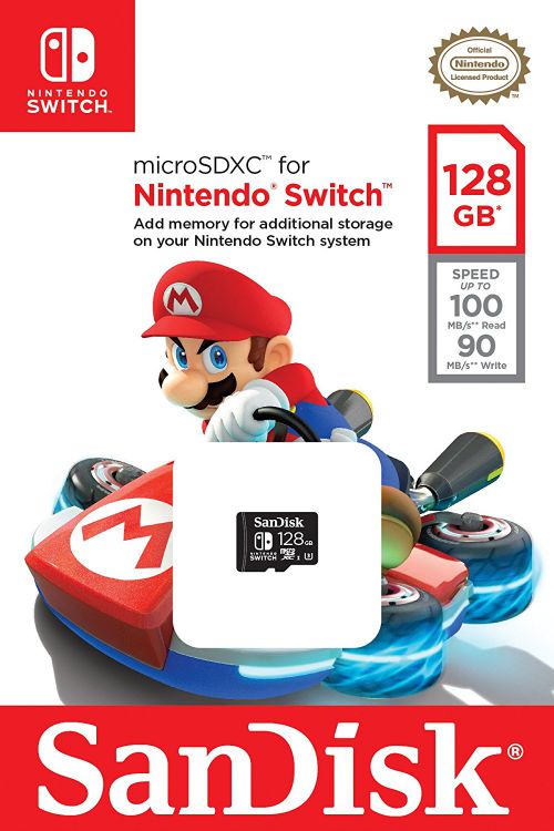 Sandisk microSDXC UHSI Nintendo Switch 128GB