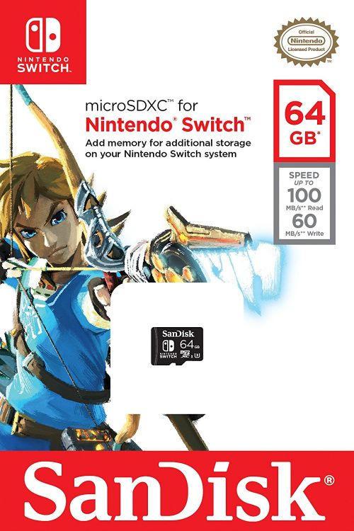 Sandisk microSDXC UHSI Nintendo Switch 64GB