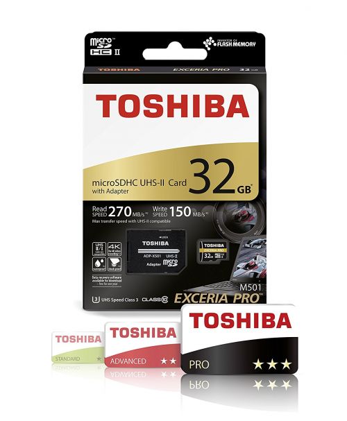Toshiba 32GB Micro Sdsdxc 4K Exceria Pro Uhs2