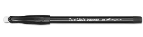 Paper Mate Erasable Gel Black (Pack 4)