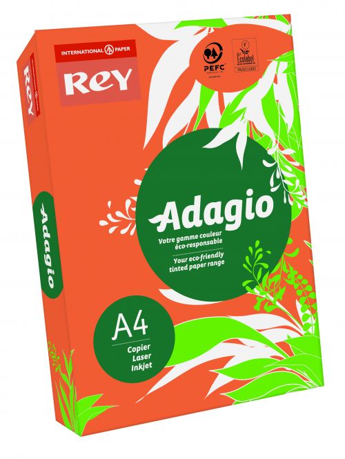 Adagio A4 80gsm D-Orange RM500 PROMO