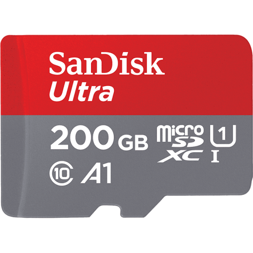 Sandisk microSDHC 200GB Adapter 100MBs C10