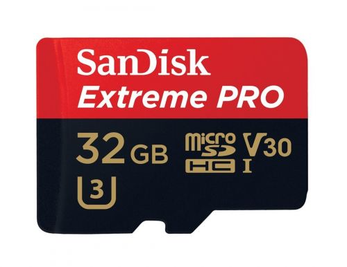 Sandisk Extreme Pro 32GB MiniSDHC UHSI Memory Card Flash Memory Cards 8SASDSQXCG032GGN6MA