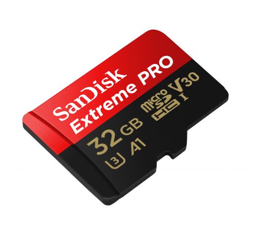 Sandisk Extreme Pro 32GB MiniSDHC UHSI Memory Card Flash Memory Cards 8SASDSQXCG032GGN6MA