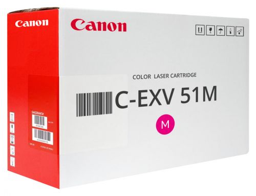 OEM Canon 0483C002 C-EXV51M Magenta 60000 Pages Original Toner