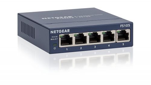 Netgear FS105 5 Port Unmanaged Desktop Switch