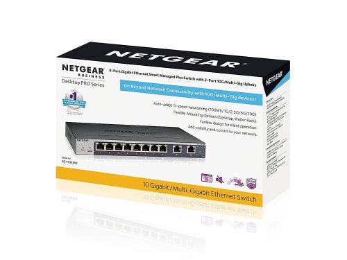 Netgear 8 PortUunmanaged With Uplinks Ethernet Switches 8NEGS110EMX100UKS