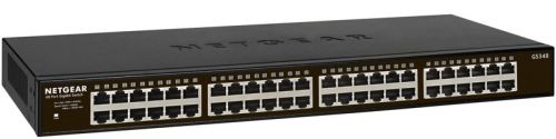 Netgear GS348 48 Port Unmanaged Rackmount Switch 8NEGS348100 Buy online at Office 5Star or contact us Tel 01594 810081 for assistance