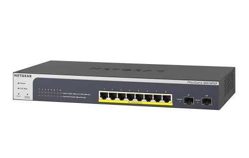 Netgear 8 Port PoE Gbit Smart Switch with 2x SFP