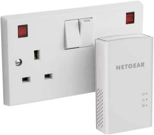 8NEPL1000100 | Extend your wired Internet access to any room in your house using your existing electrical wiring. Just plug the Powerline 1000 into any electrical outlet then plug in your device into the adapter. It