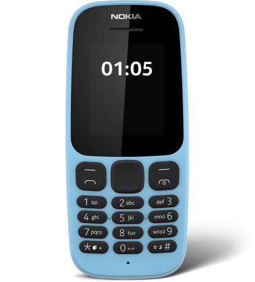 Nokia 105 Blue Mobile Phone
