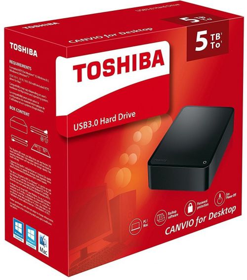 Toshiba Canvio Desktop 5TB 3.5in